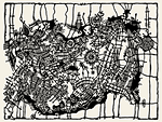 Lötkolbenschnitt in Papier 2005 Nr. 21, Digitalbelichtung / 21 cm x 27 cm